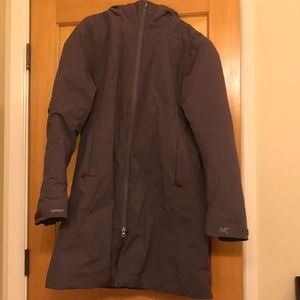 Arcteryx Purple Insulated Windstopper Jacket